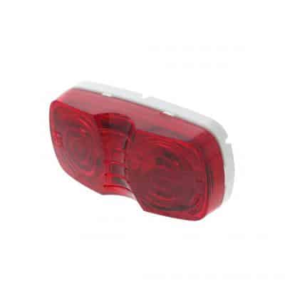 Clearance Lamp Red 2 Bulbs Standard Plastic Base Substituted to FLS-5268 | EM52680 / P