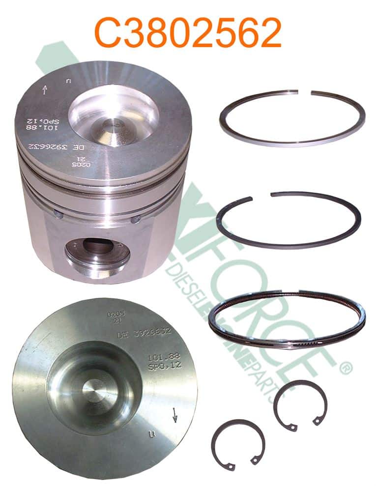 Piston & Ring Kit Std | Cummins 4BT 3.9 Turbocharged Emission Engine | 3802562