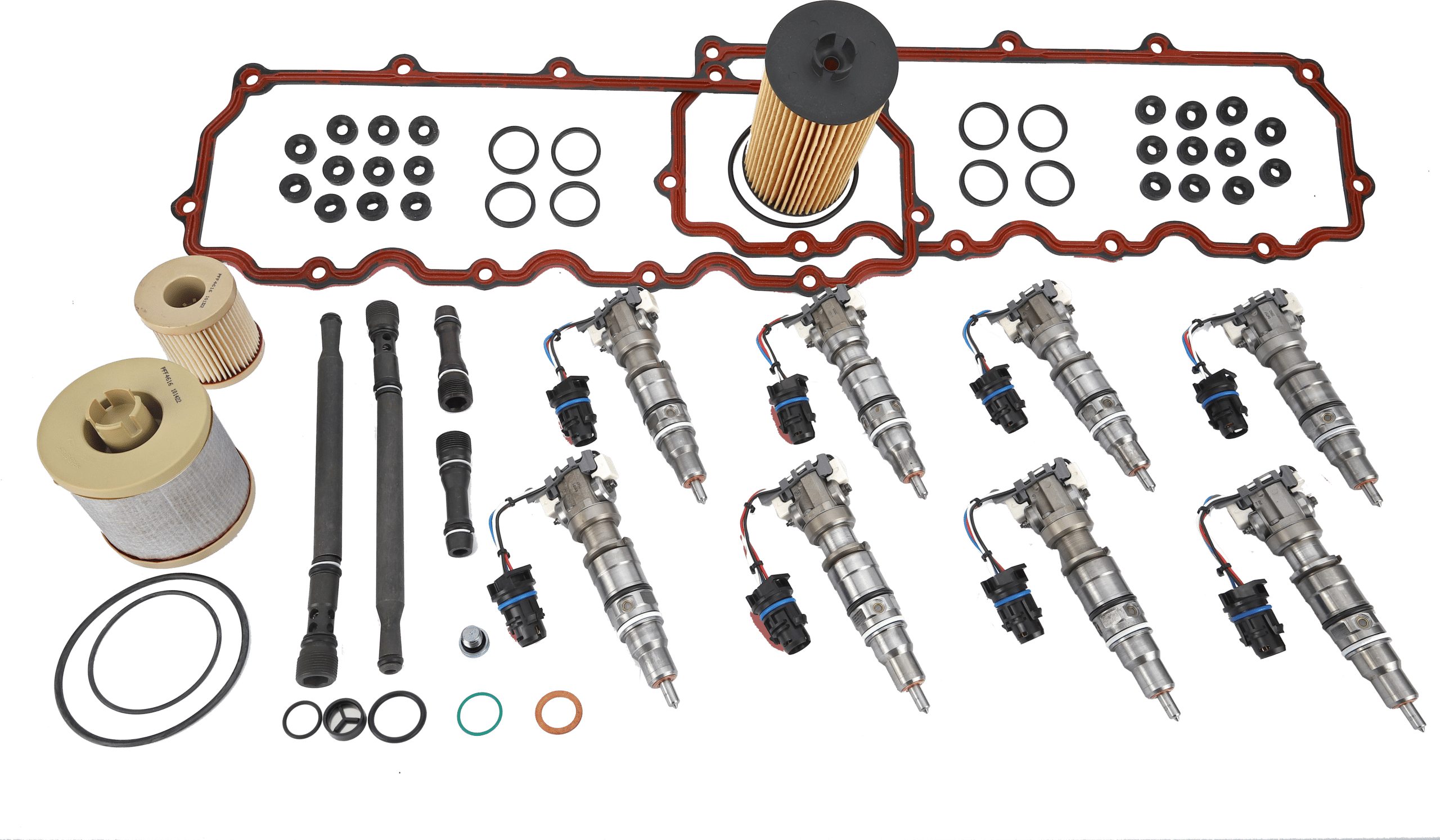 Fuel Injector Set Installation Kit, Ford 6.0L