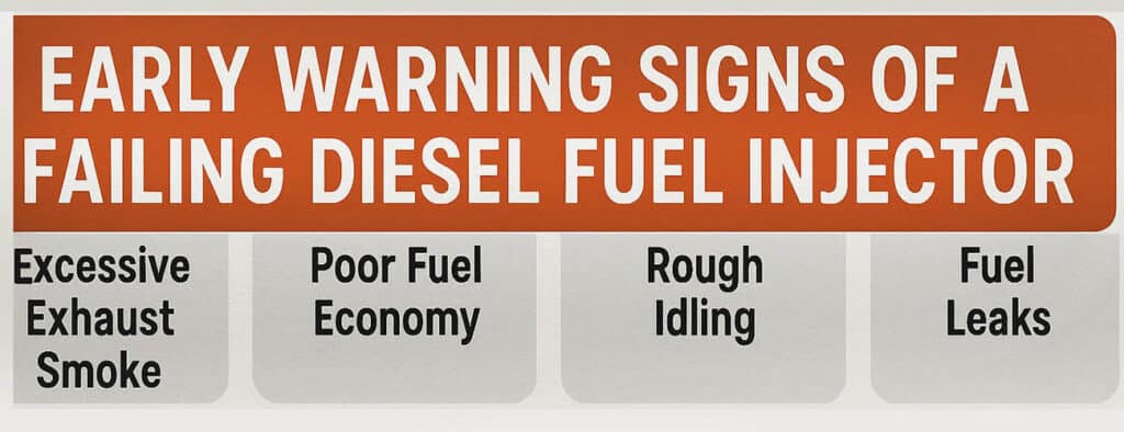 Auto Injector Signage Early Warning Signs of a Failing Diesel Fuel Injector | Heavy Duty Kits