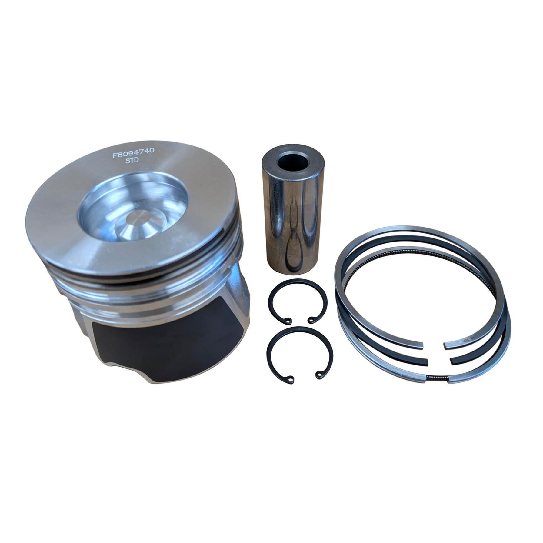 piston, with rings, .80mm for fpt iveco nef n45 & n67 | f87317253