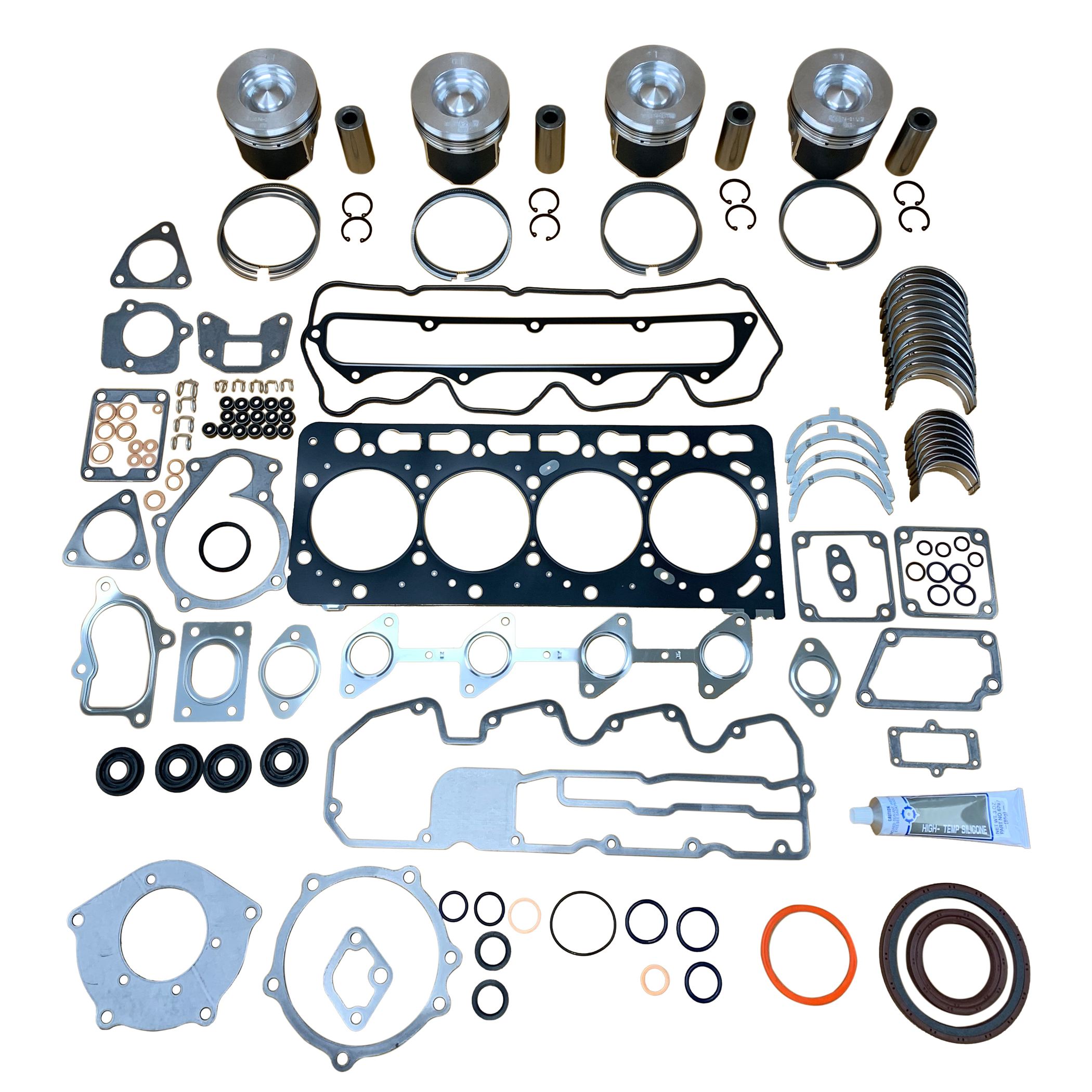 overhaul rebuild kit, std for kubota v3800 crt | kv3800crt