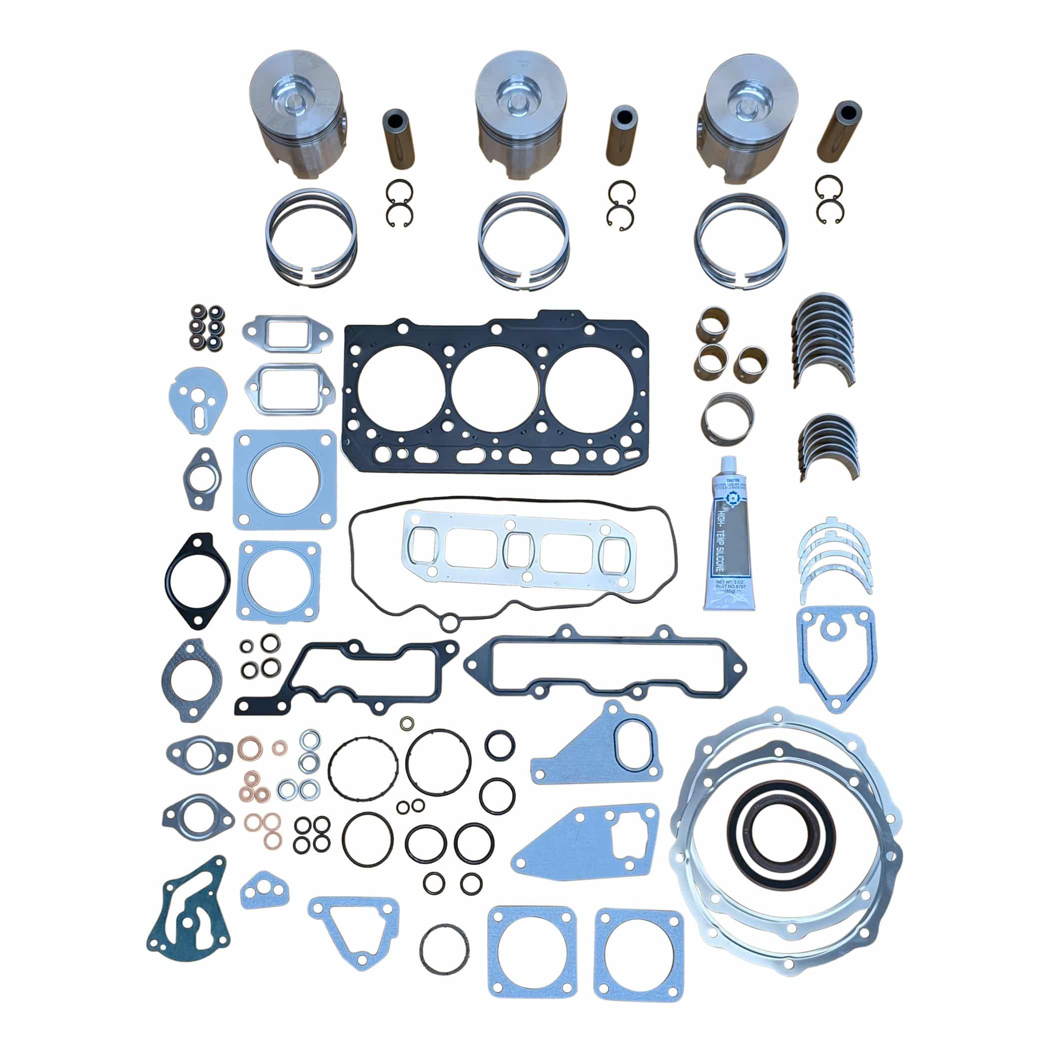 overhaul rebuild kit, std for yanmar 3tnv88c tier 4 final | yok3tnv88c