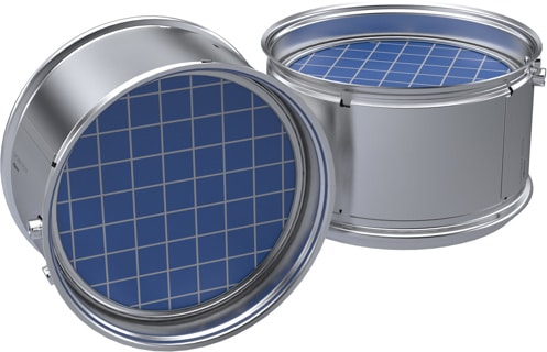 New DPF w/Clamps / Gaskets, Cummins X12 / X15 DENSO DC1-X0710 NEW DIESEL PARTICULATE FILTER (DPF) with Clamp and Gaskets