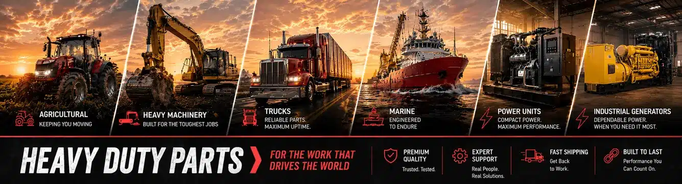 Heavy Duty Parts for Agriculture, Construction, Trucks, Marine and Industrial Equipment
