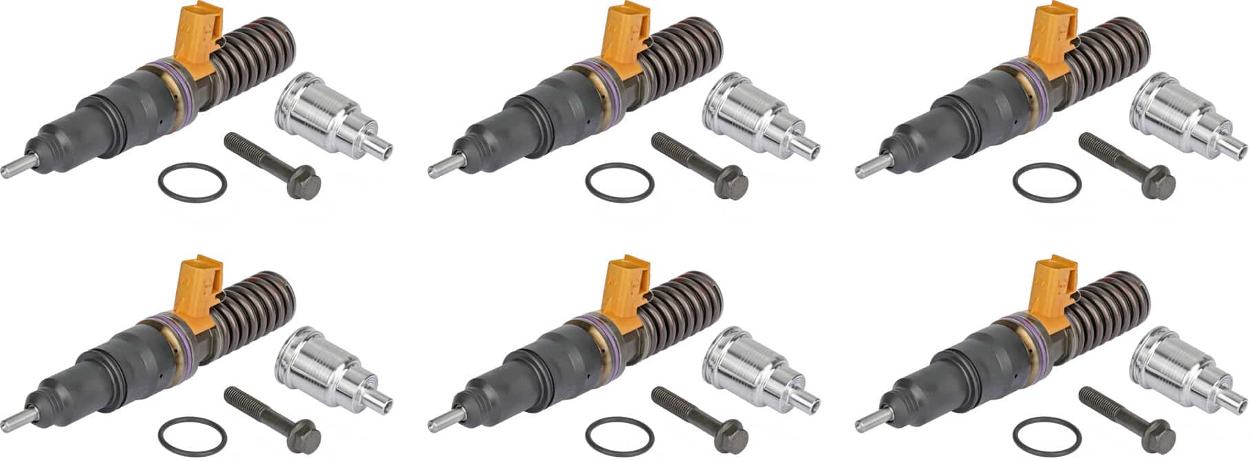 Remanufactured Fuel Injector AP55011 for E3.5VOLVO Mack D11 MP7 Set 6